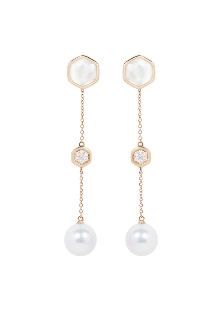 Купить Серьги Utopia Venus Розовое золото – премиальные ZhannaKanGroup