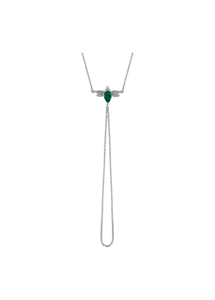 Купить Браслет-Кольцо BeeGoddess Bee Белое золото – премиальные браслеты ZhannaKanGroup