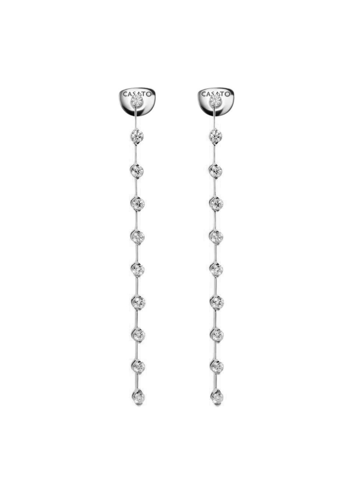 Купить Серьги Casato Maureen Белое золото – премиальные ZhannaKanGroup