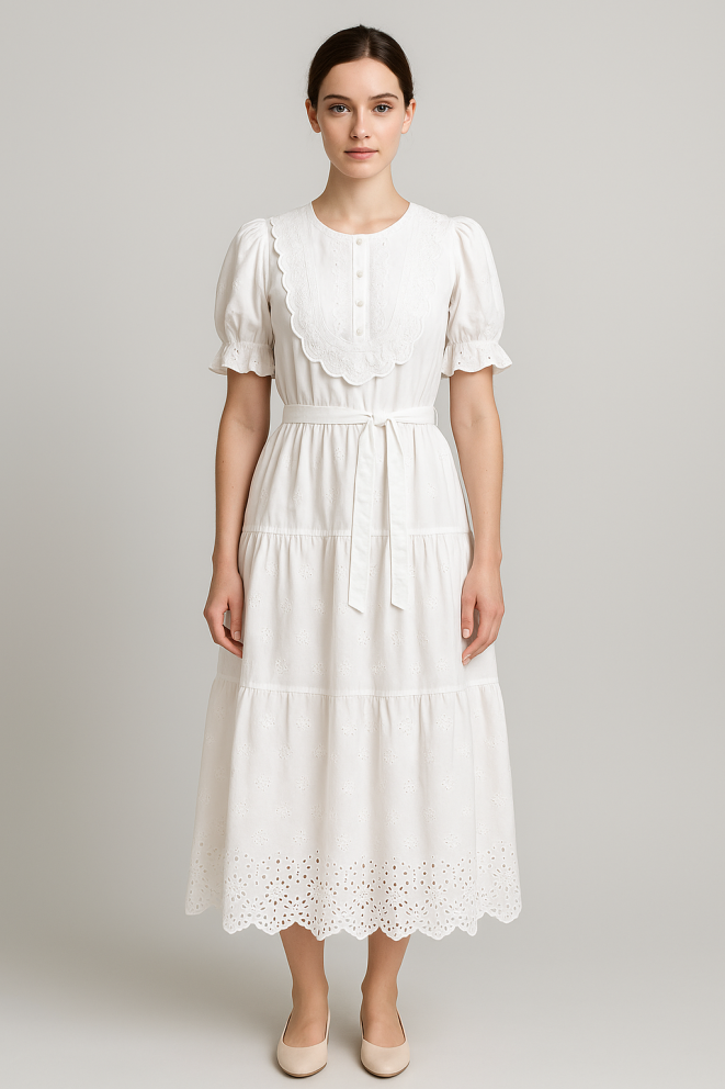 Купить Платье Zardozi Cotton Хлопок – премиальные платья ZhannaKanGroup