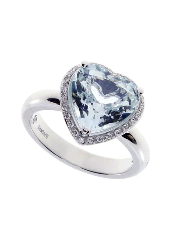 Купить Кольцо Damiani Minou Белое золото – премиальные кольца ZhannaKanGroup