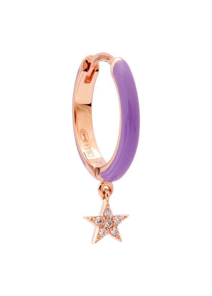 Купить Моно серьга Djula Marbella Розовое золото – премиальные серьги ZhannaKanGroup