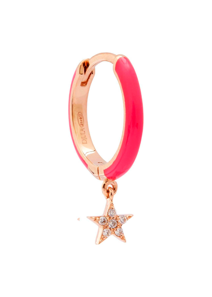 Купить Моно серьга Djula Marbella Розовое золото – премиальные серьги ZhannaKanGroup