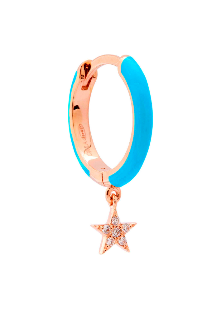 Купить Моно серьга Djula Marbella Розовое золото – премиальные серьги ZhannaKanGroup