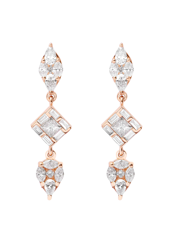 Купить Серьги Djula Delicatesse Белое золото – премиальные ZhannaKanGroup