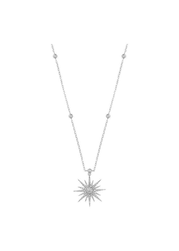 Купить Колье Djula Soleil Белое золото – премиальные ZhannaKanGroup