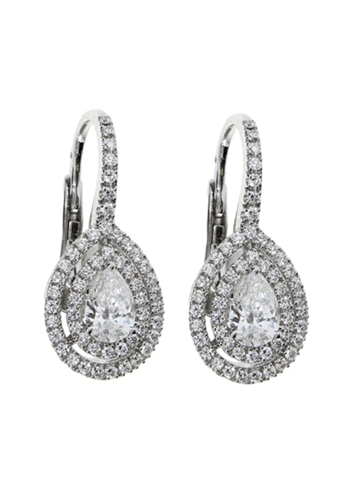 Купить Серьги Damiani Classic- Forme Белое золото – премиальные ZhannaKanGroup