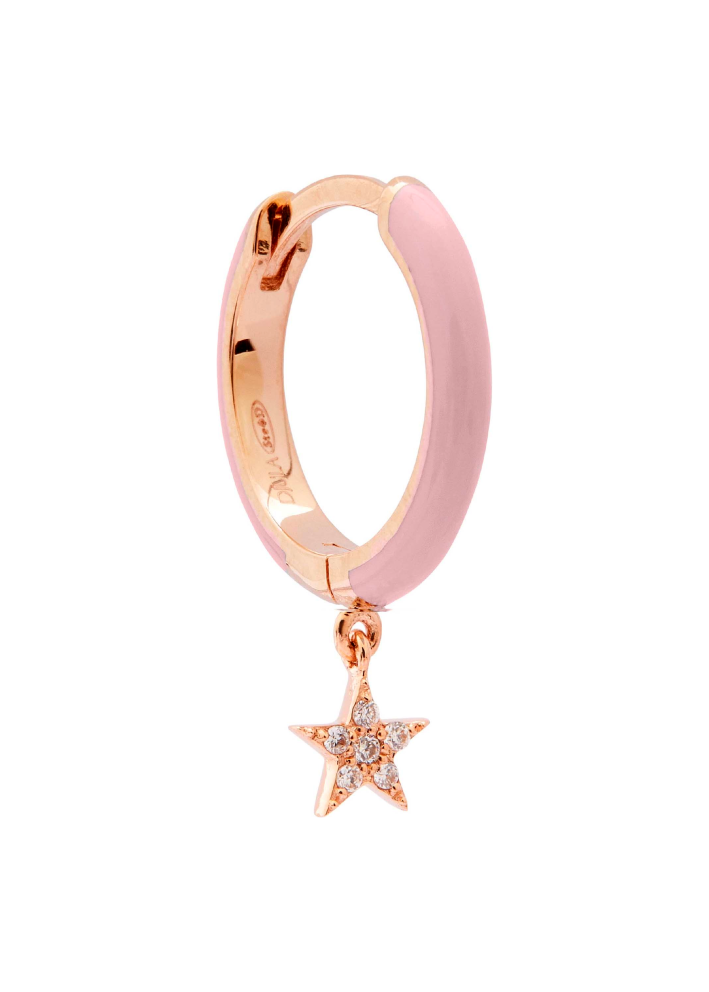 Купить Моно серьга Djula Marbella Розовое золото – премиальные серьги ZhannaKanGroup