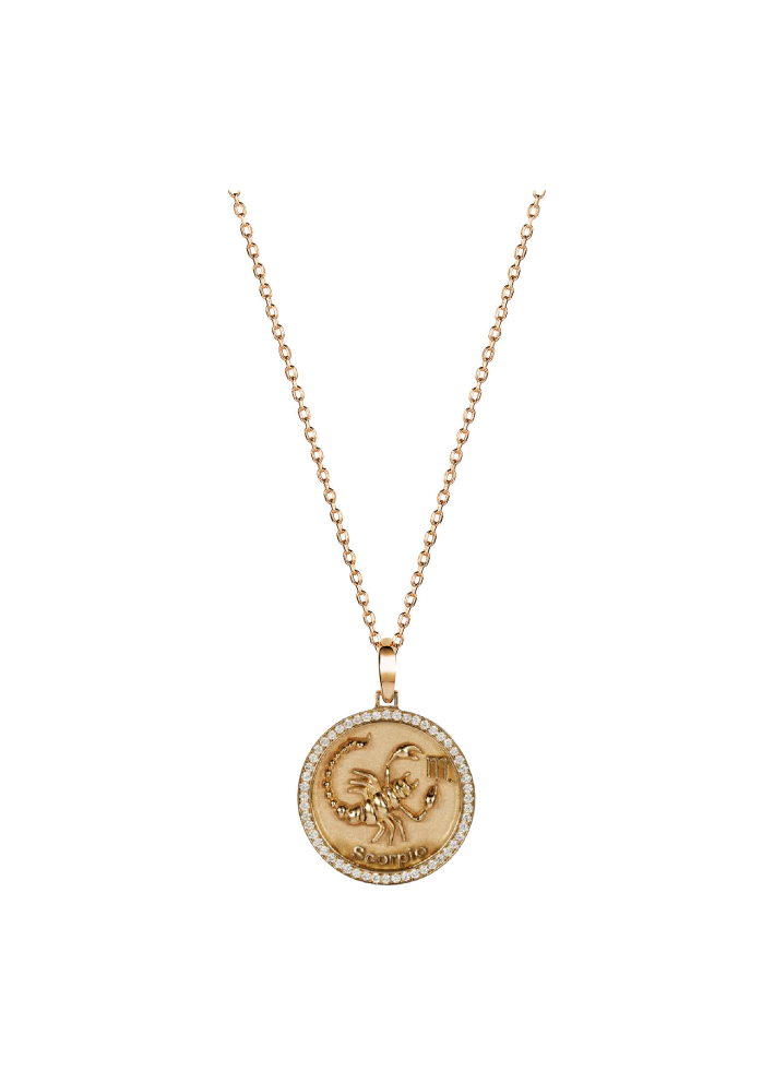 Купить Колье RF ZODIACO Розовое золото – премиальные ZhannaKanGroup