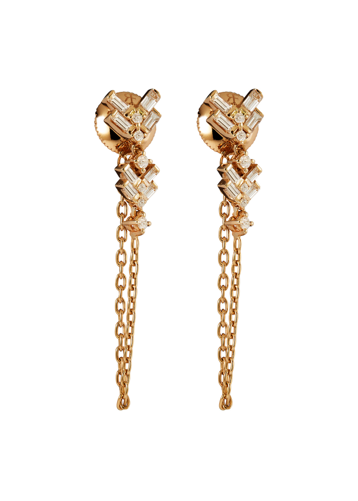 Купить Серьги RF Zoe Розовое золото – премиальные ZhannaKanGroup