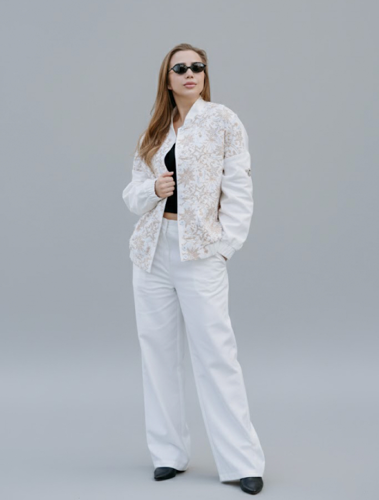 Купить Бомбер Zardozi Denim Хлопок – премиальные верхняя одежда ZhannaKanGroup