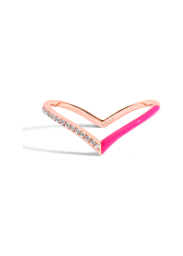 Купить Кольцо Djula Marbella Розовое золото – премиальные кольца ZhannaKanGroup