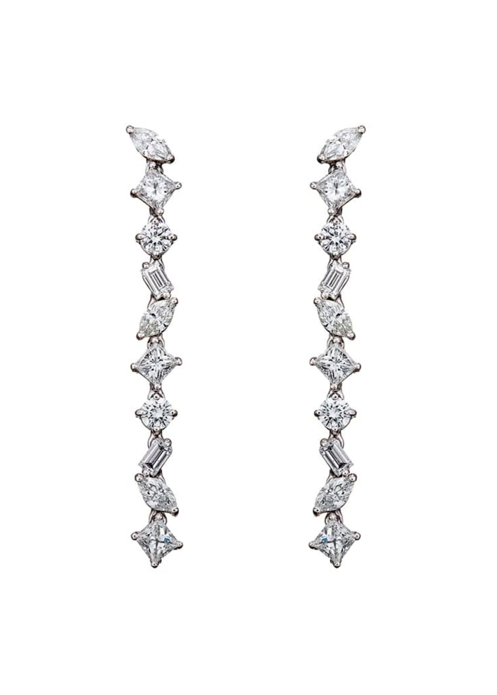 Купить Серьги Damiani Fantasy Cut Белое золото – премиальные ZhannaKanGroup