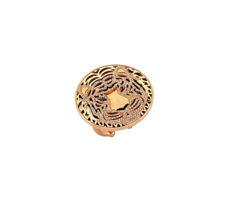Купить Кольцо BeeGoddess Tiger (LIGHT FOREST) Розовое золото – премиальные кольца ZhannaKanGroup
