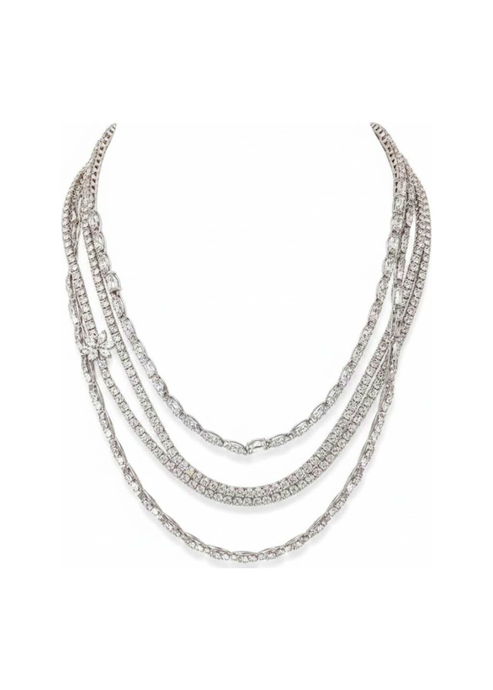 Купить Колье StefanHafner Aristocratica top line Белое золото – премиальные ZhannaKanGroup