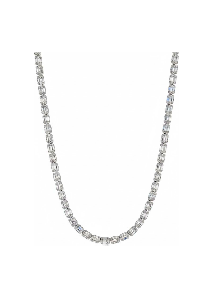 Купить Колье Crivelli Tennis CRV Белое золото – премиальные ZhannaKanGroup