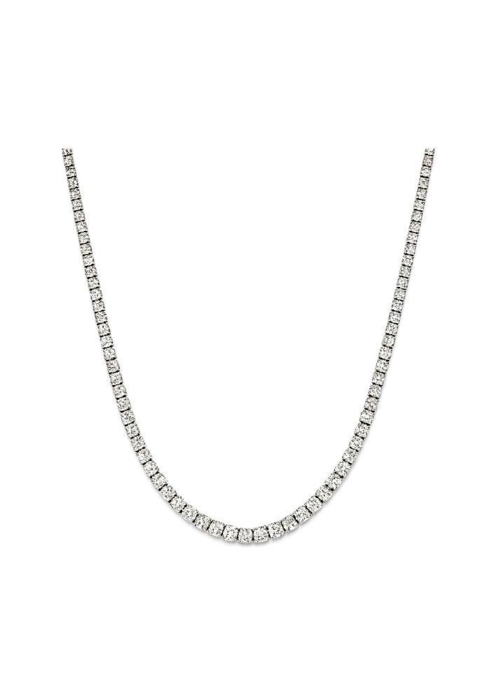 Купить Колье Crivelli Tennis CRV Белое золото – премиальные ZhannaKanGroup