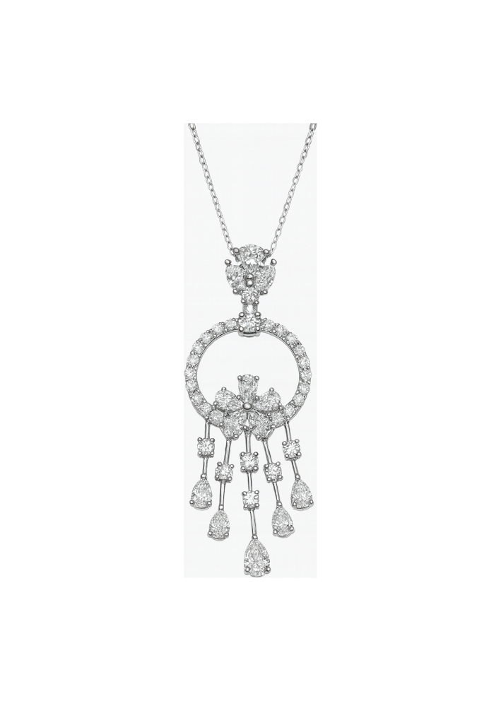 Купить Колье Damiani Special classic Белое золото – премиальные ZhannaKanGroup