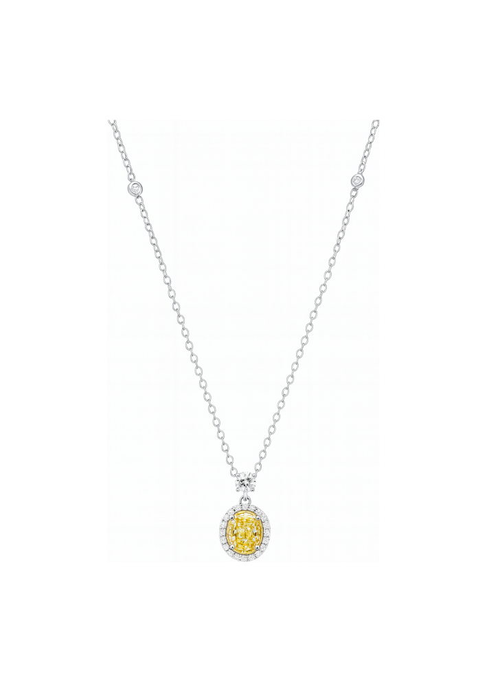 Купить Колье Damiani Minou full pavè Белое золото – премиальные ZhannaKanGroup