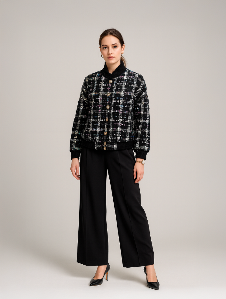 Купить Бомбер Zardozi Tuyme Шерсть – премиальные верхняя одежда ZhannaKanGroup