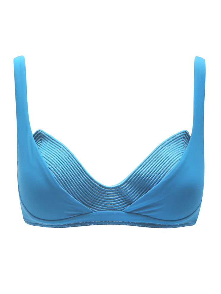 Купить Купальный лиф La Perla Ruffled jade – премиальные нижнее белье, купальники ZhannaKanGroup