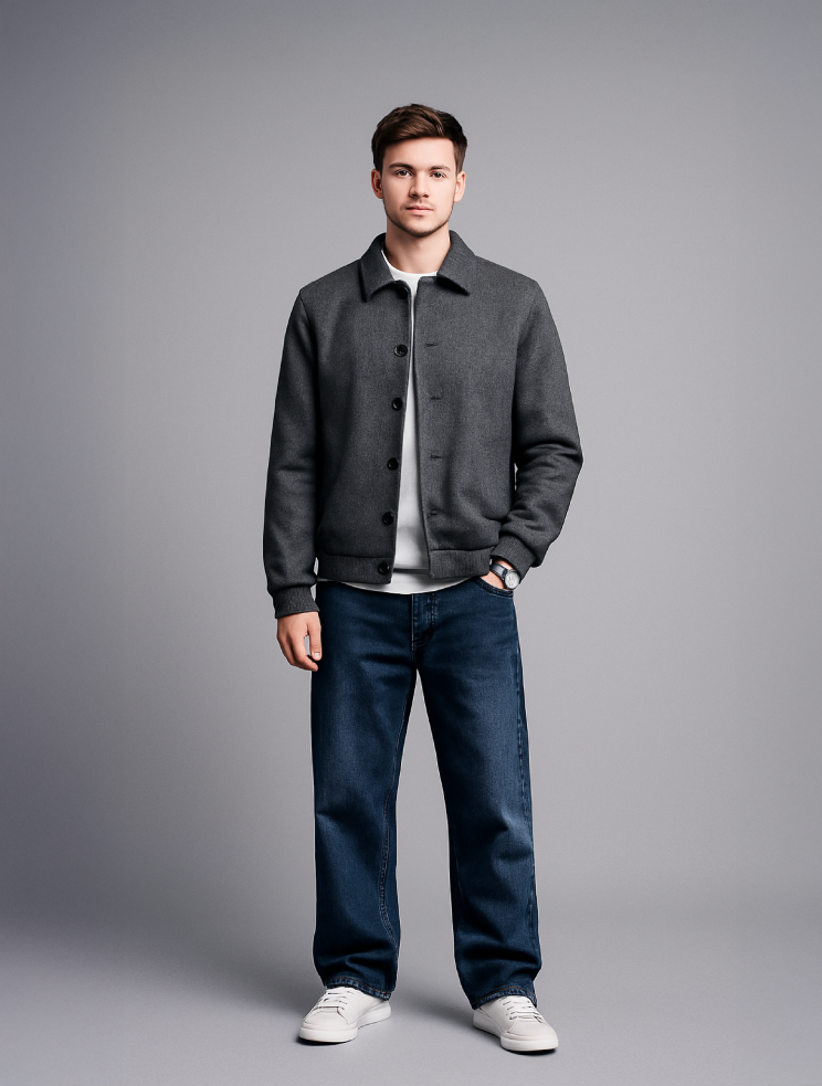 Купить Бомбер ZardoziMan Zardozi Man Шерсть – премиальные костюмы ZhannaKanGroup