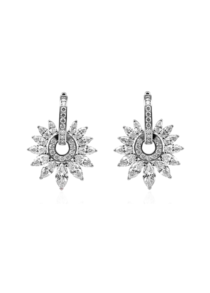 Купить Серьги Crivelli Design Белое золото – премиальные ZhannaKanGroup