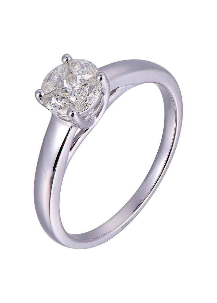 Купить Кольцо Aspire Base Белое золото – премиальные кольца ZhannaKanGroup