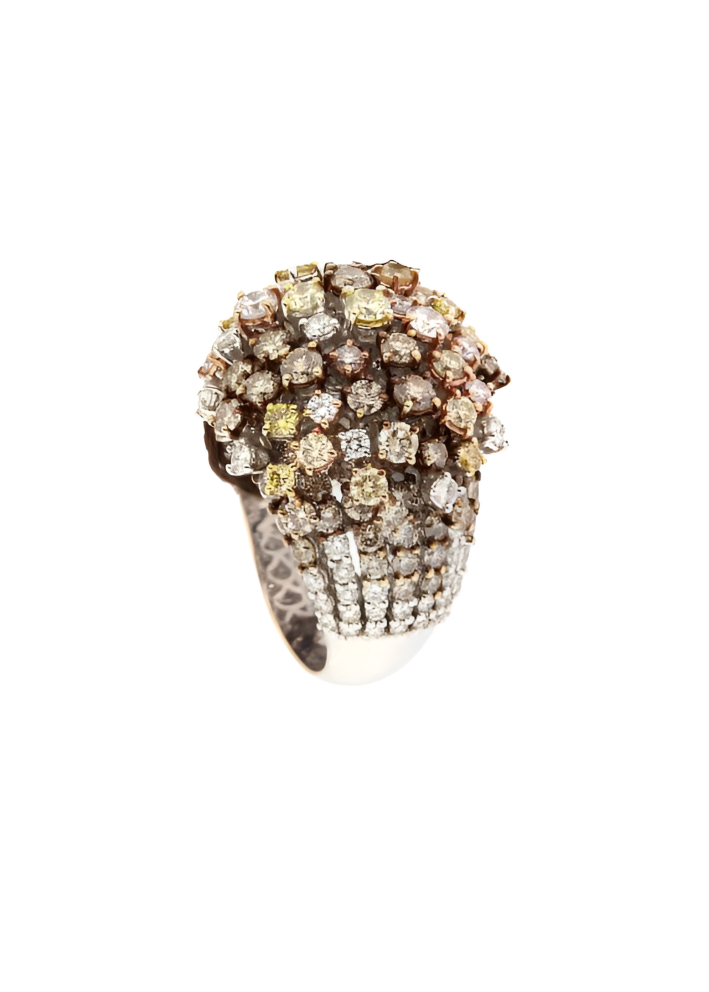Купить Кольцо Damiani Medusa Белое золото – премиальные кольца ZhannaKanGroup