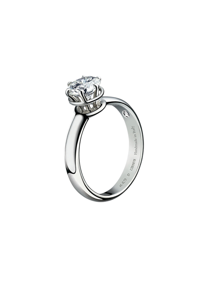 Купить Кольцо Damiani Minou Белое золото – премиальные кольца ZhannaKanGroup