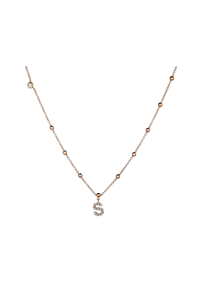 Купить Колье Crivelli Name Белое золото – премиальные ZhannaKanGroup