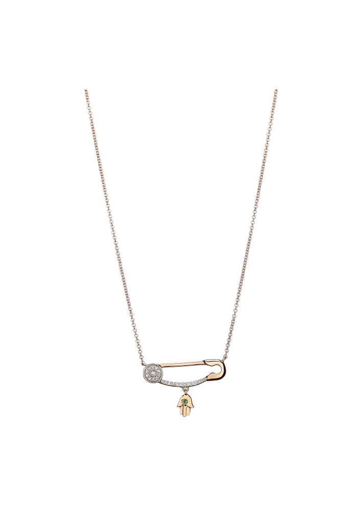 Купить Колье Aspire Pin Розовое золото – премиальные ZhannaKanGroup