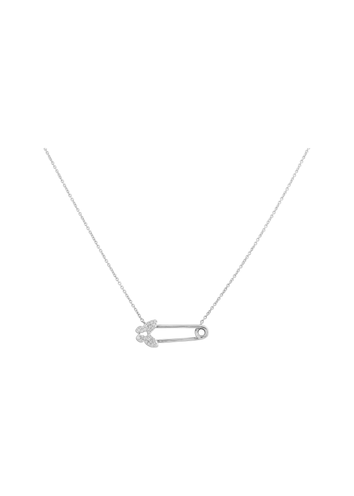 Купить Колье Aspire Pin Белое золото – премиальные ZhannaKanGroup