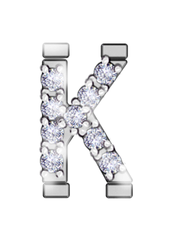 Купить Буква RF Iconic motion Белое золото – премиальные ZhannaKanGroup