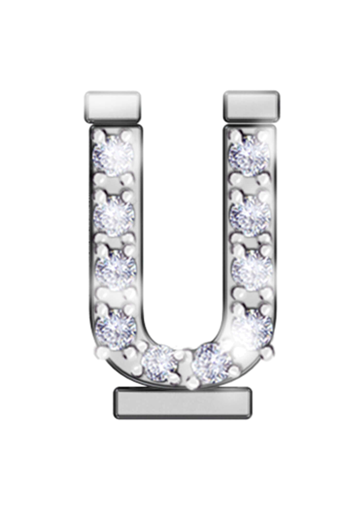 Купить Буква RF Iconic motion Белое золото – премиальные ZhannaKanGroup