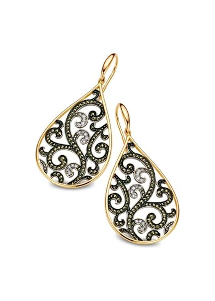 Купить Серьги Tirisi Bohemian Желтое золото – премиальные ZhannaKanGroup