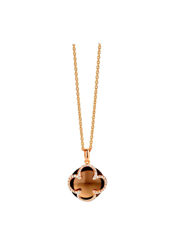 Купить Колье Tirisi Seoul Flower Розовое золото – премиальные ZhannaKanGroup