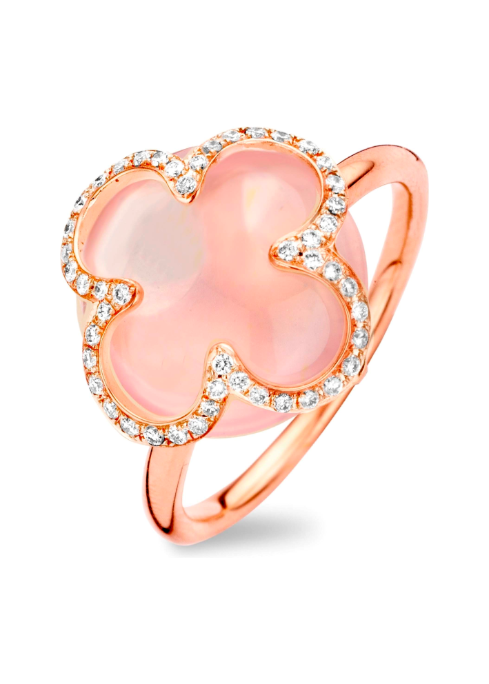 Купить Кольцо Tirisi Seoul Flower Розовое золото – премиальные кольца ZhannaKanGroup