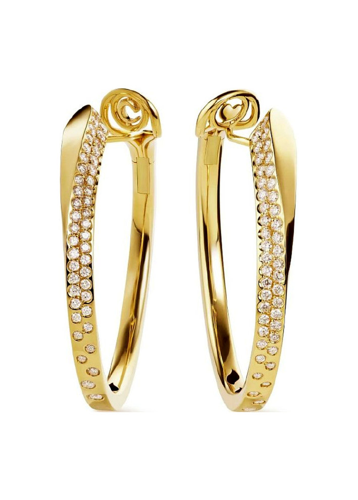 Купить Серьги Crivelli Like Желтое золото – премиальные ZhannaKanGroup