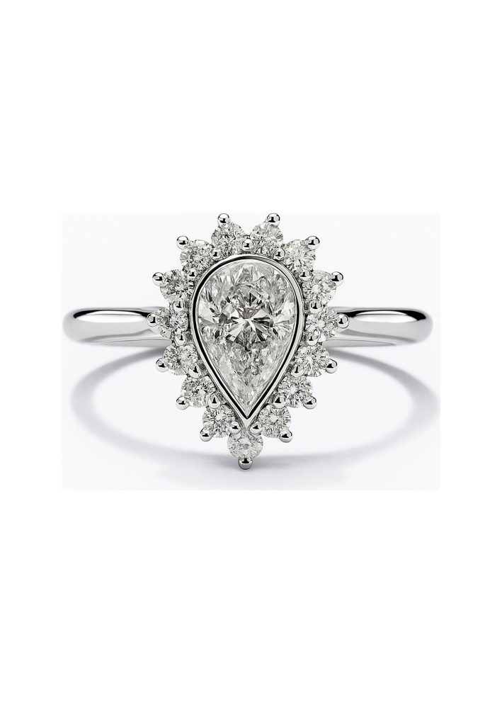 Купить Кольцо Crivelli Solitaire crv Белое золото – премиальные кольца ZhannaKanGroup