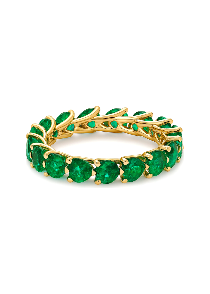 Купить Кольцо Crivelli Tennis CRV Желтое золото – премиальные кольца ZhannaKanGroup