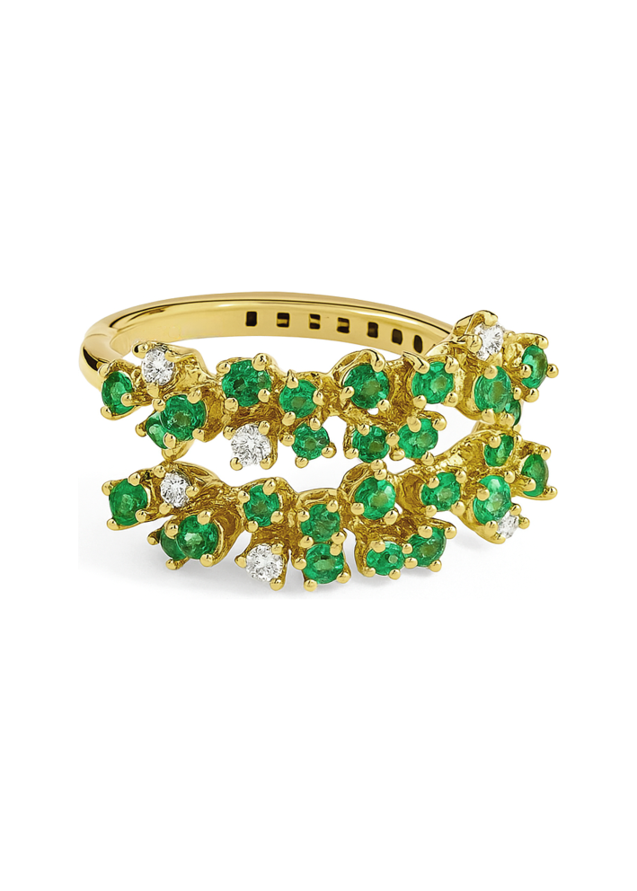 Купить Кольцо Damiani Mimosa Flexi Желтое золото – премиальные кольца ZhannaKanGroup