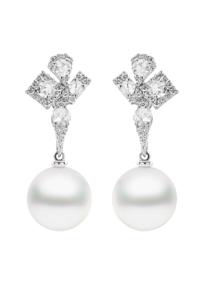 Купить Constella Серьги Utopia Miro Белое золото – премиальные ZhannaKanGroup