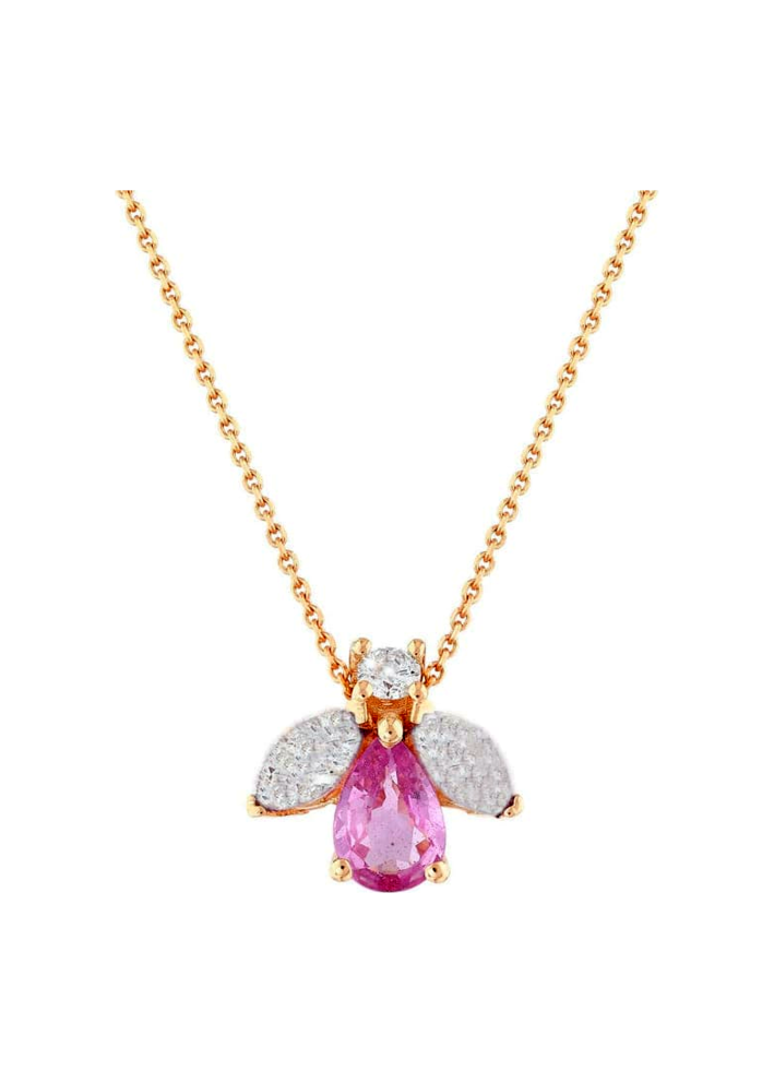 Купить Колье Bee Goddess Розовое золото – премиальные ZhannaKanGroup