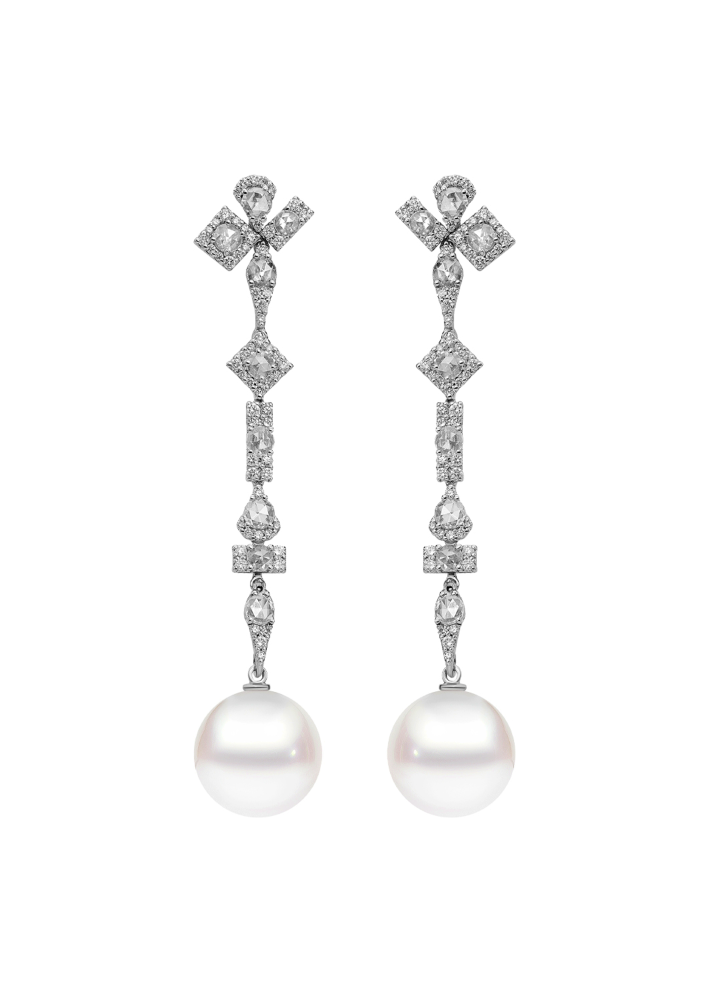 Купить Constella Серьги Utopia Miro Белое золото – премиальные ZhannaKanGroup