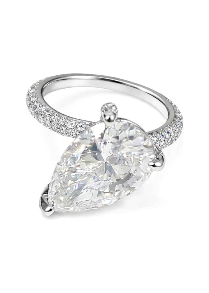 Купить Кольцо Crivelli Solitaire crv Белое золото – премиальные кольца ZhannaKanGroup