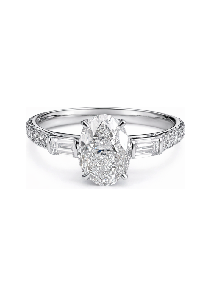 Купить Кольцо Crivelli Solitaire crv Белое золото – премиальные кольца ZhannaKanGroup