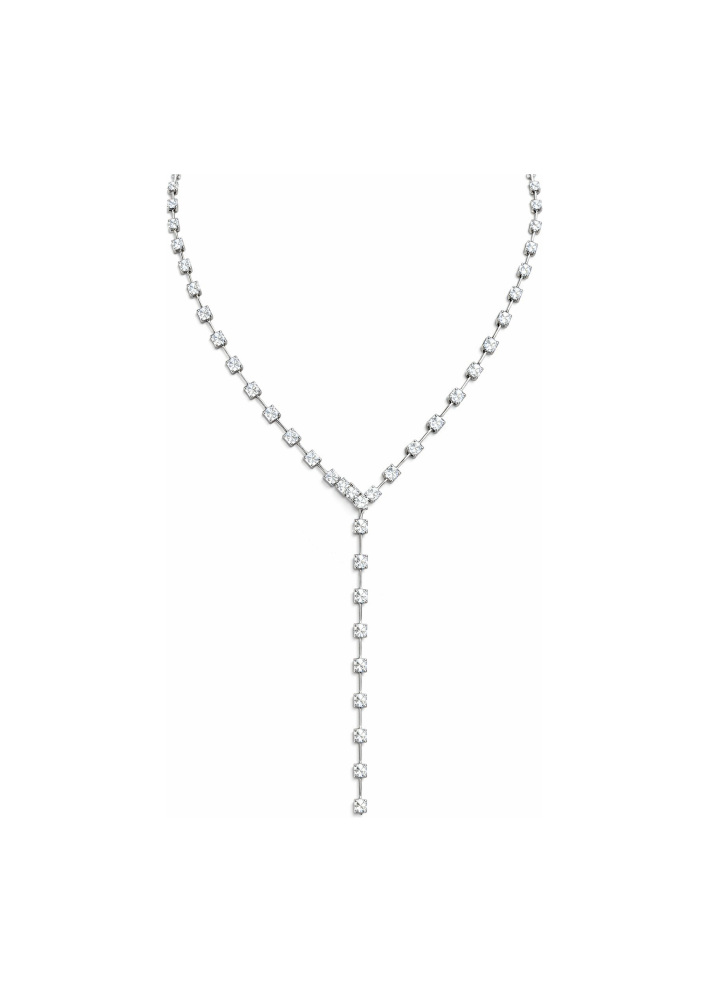 Купить Колье Crivelli Tennis CRV Белое золото – премиальные ZhannaKanGroup