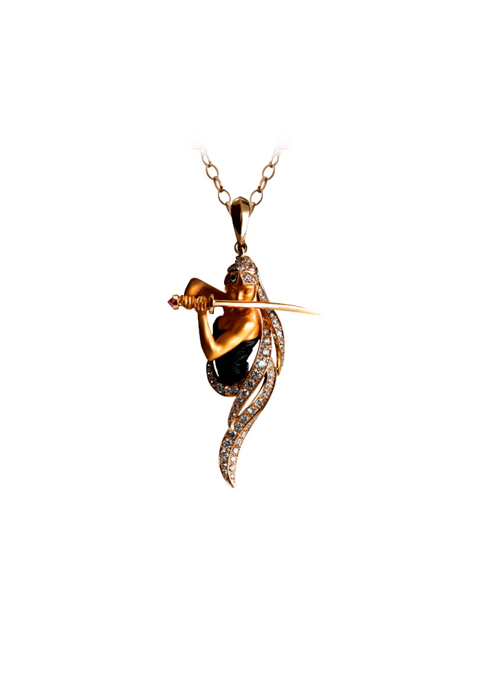 Купить Колье CarreraYCarrera Valiente Желтое золото – премиальные ZhannaKanGroup