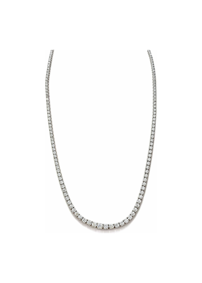 Купить Колье AMIN Tennis Белое золото – премиальные ZhannaKanGroup